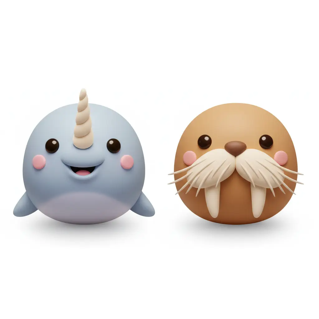 i've got a horn! and i've got tusks! — shape card