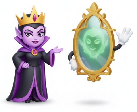 who's the fairest? — shape card
