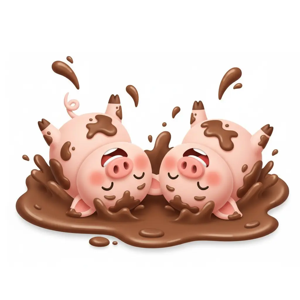 muddy buddies — shape card