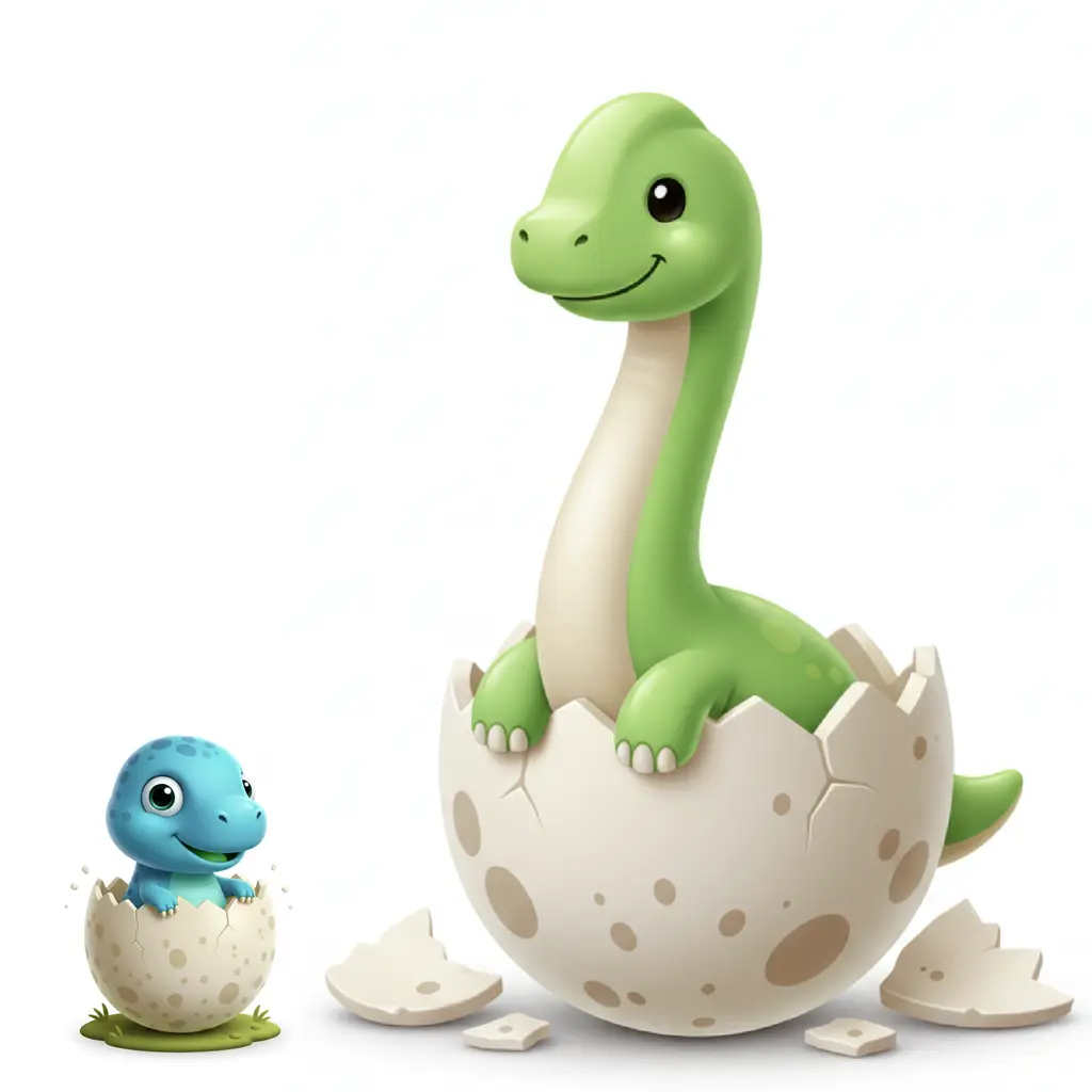 look who's hatching — shape card