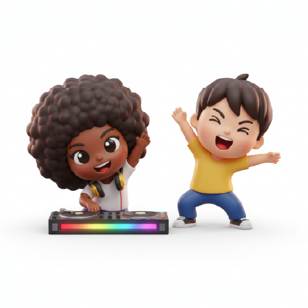 dropping the beat — shape card