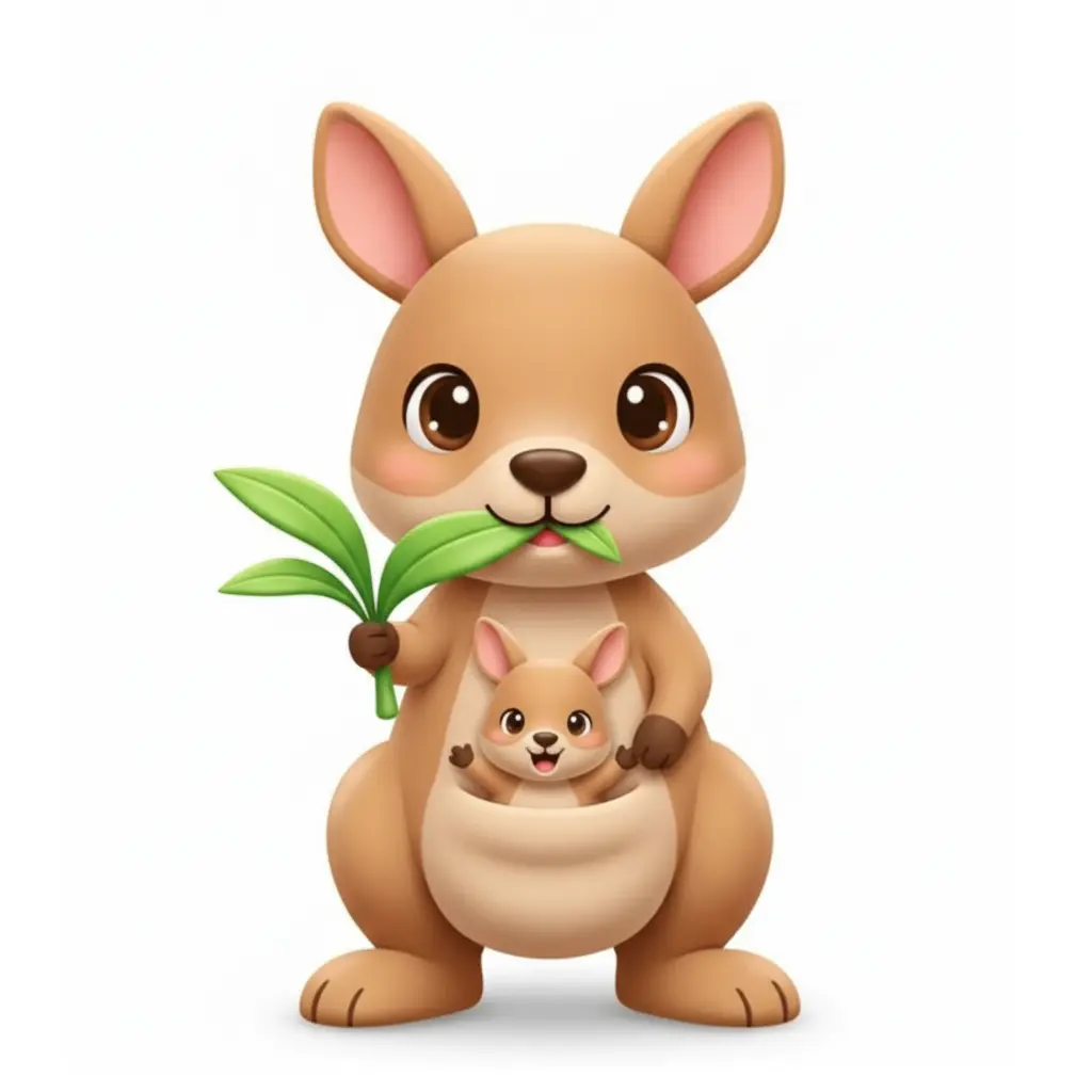 you n little joey — shape card